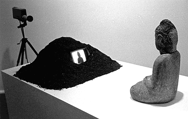 TV Buddha by Nam June Paik, 1974